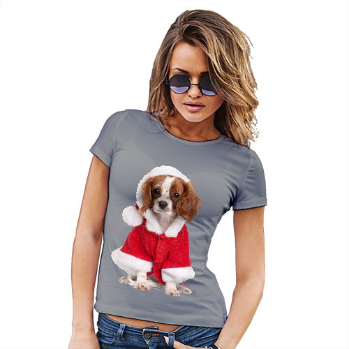 Christmas King Charles Spaniel Women's T-Shirt 