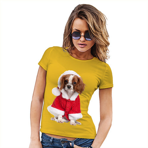 Christmas King Charles Spaniel Women's T-Shirt 