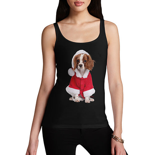 Christmas King Charles Spaniel Women's Tank Top