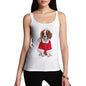 Christmas King Charles Spaniel Women's Tank Top