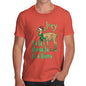 Fa La Llama Funny Christmas Personalised Men's T-Shirt