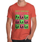 Periodic Table Fa La La Christmas Geek Personalised  Men's T-Shirt