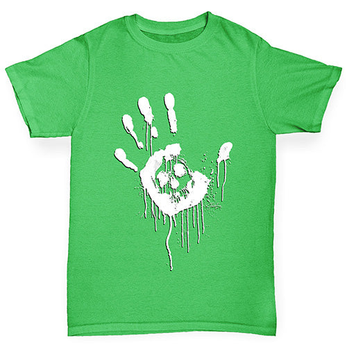 Skull Handprint Boy's T-Shirt