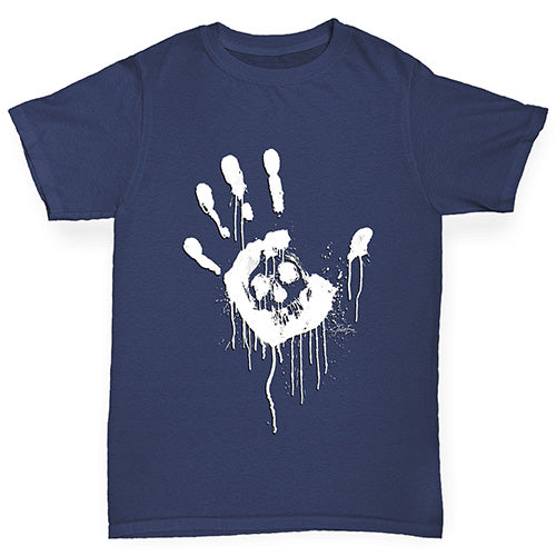 Skull Handprint Boy's T-Shirt