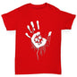 Skull Handprint Boy's T-Shirt