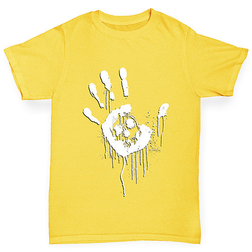 Skull Handprint Boy's T-Shirt