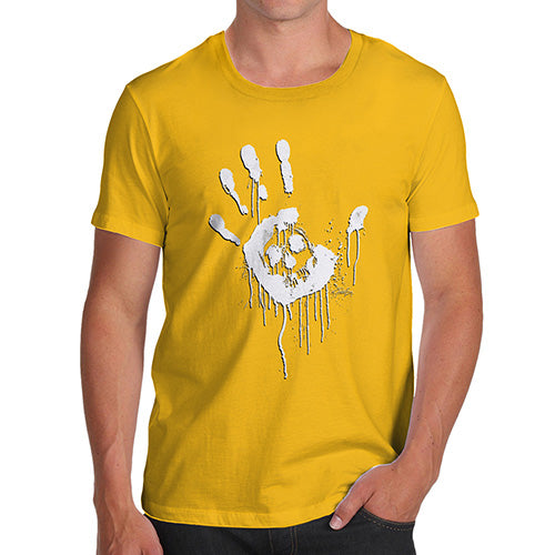 Skull Handprint Men's T-Shirt