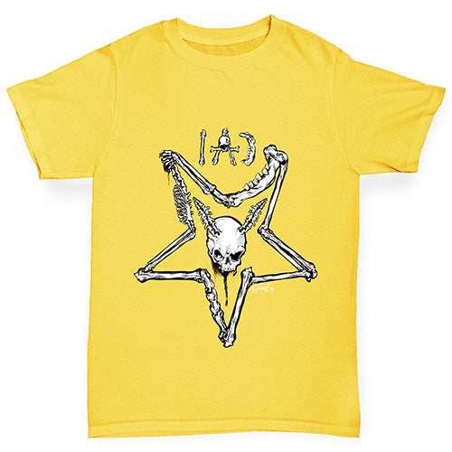 Skulls Pentagram Boy's T-Shirt