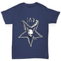 Skulls Pentagram Girl's T-Shirt 