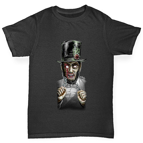 Zombie Abe Lincoln Boy's T-Shirt