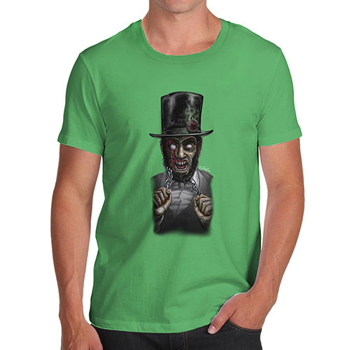 Zombie Abe Lincoln Men's T-Shirt