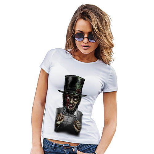 Zombie Abe Lincoln Women's T-Shirt 