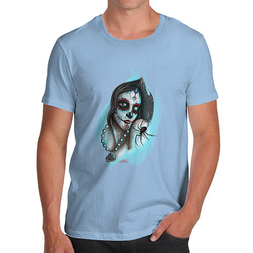 Sugar Skull Woman Men's T-Shirt