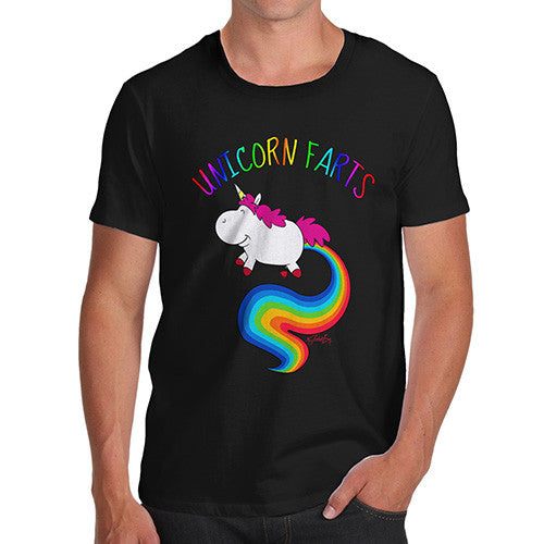 Rainbow Unicorn Farts Uni-Farts Men's T-Shirt