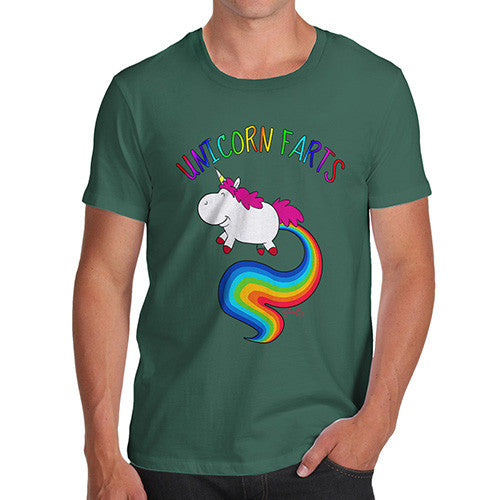 Rainbow Unicorn Farts Uni-Farts Men's T-Shirt