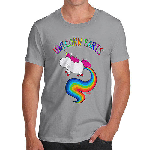 Rainbow Unicorn Farts Uni-Farts Men's T-Shirt