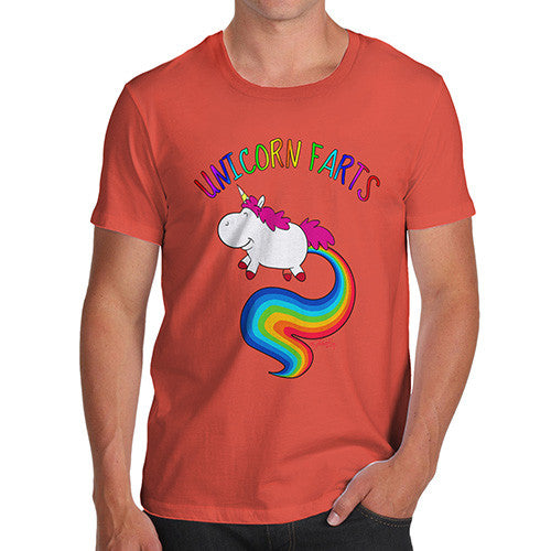 Rainbow Unicorn Farts Uni-Farts Men's T-Shirt