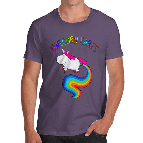 Rainbow Unicorn Farts Uni-Farts Men's T-Shirt