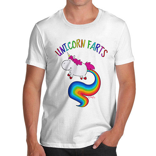 Rainbow Unicorn Farts Uni-Farts Men's T-Shirt