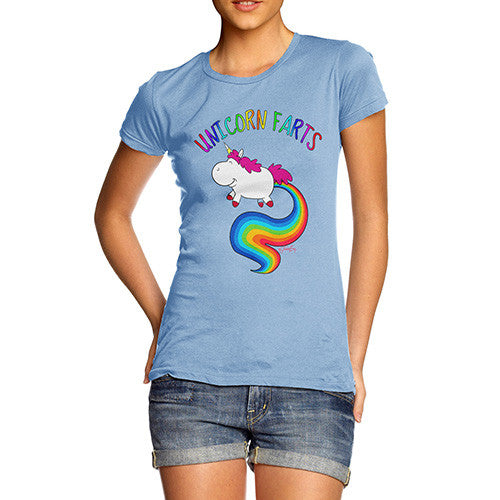 Rainbow Unicorn Farts Uni-Farts Women's T-Shirt 