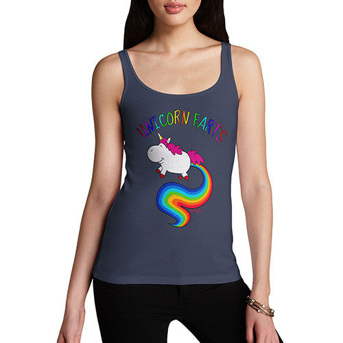 Rainbow Unicorn Farts Uni-Farts Women's Tank Top