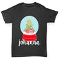 Personalised Christmas Snow Globe Boy's T-Shirt