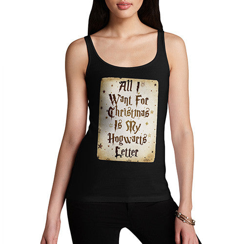 All I Want For Christmas Is My Hogwarts Letter Women's Tank Top