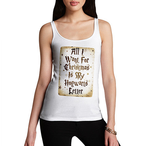 All I Want For Christmas Is My Hogwarts Letter Women's Tank Top