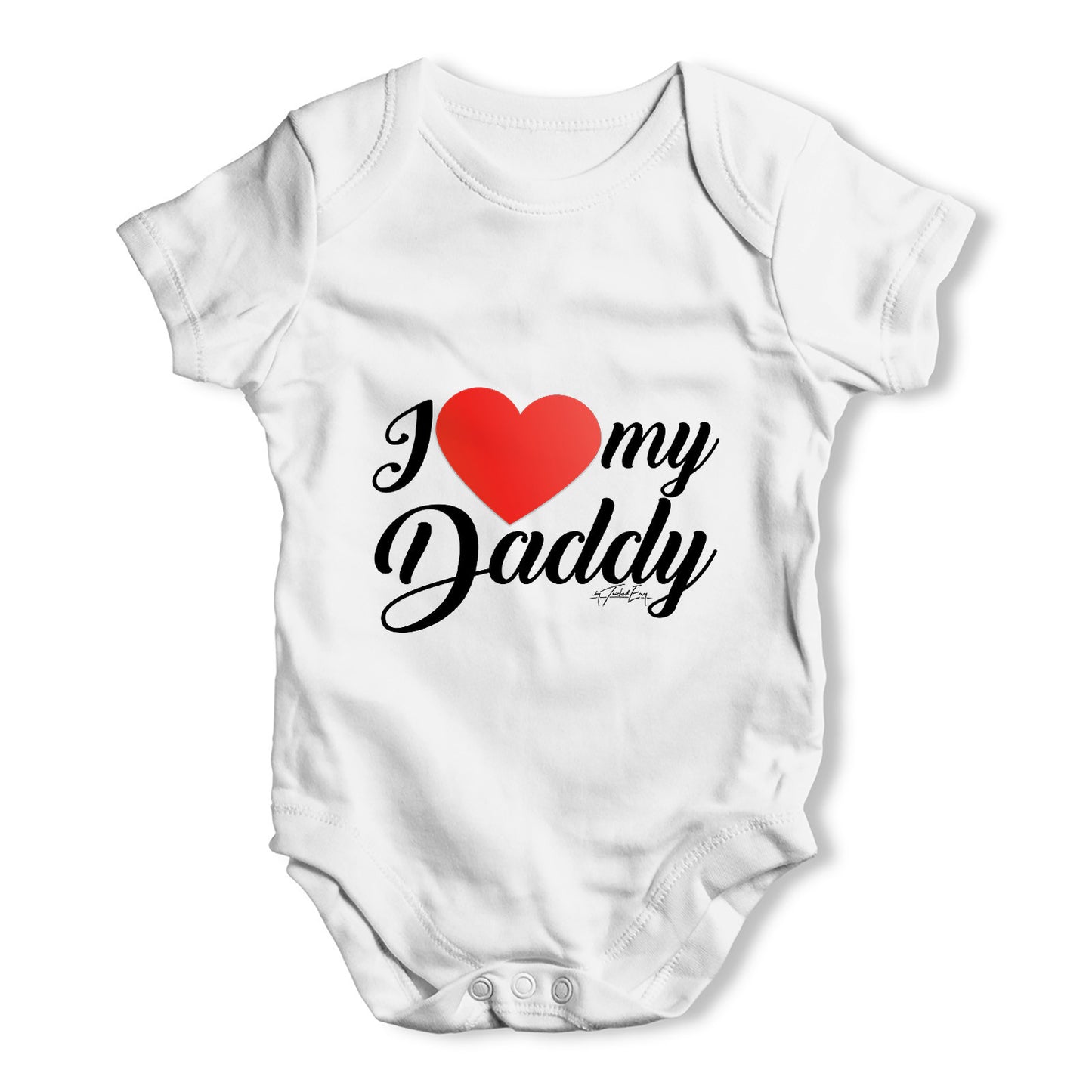 I Love My Daddy Baby Grow Bodysuit