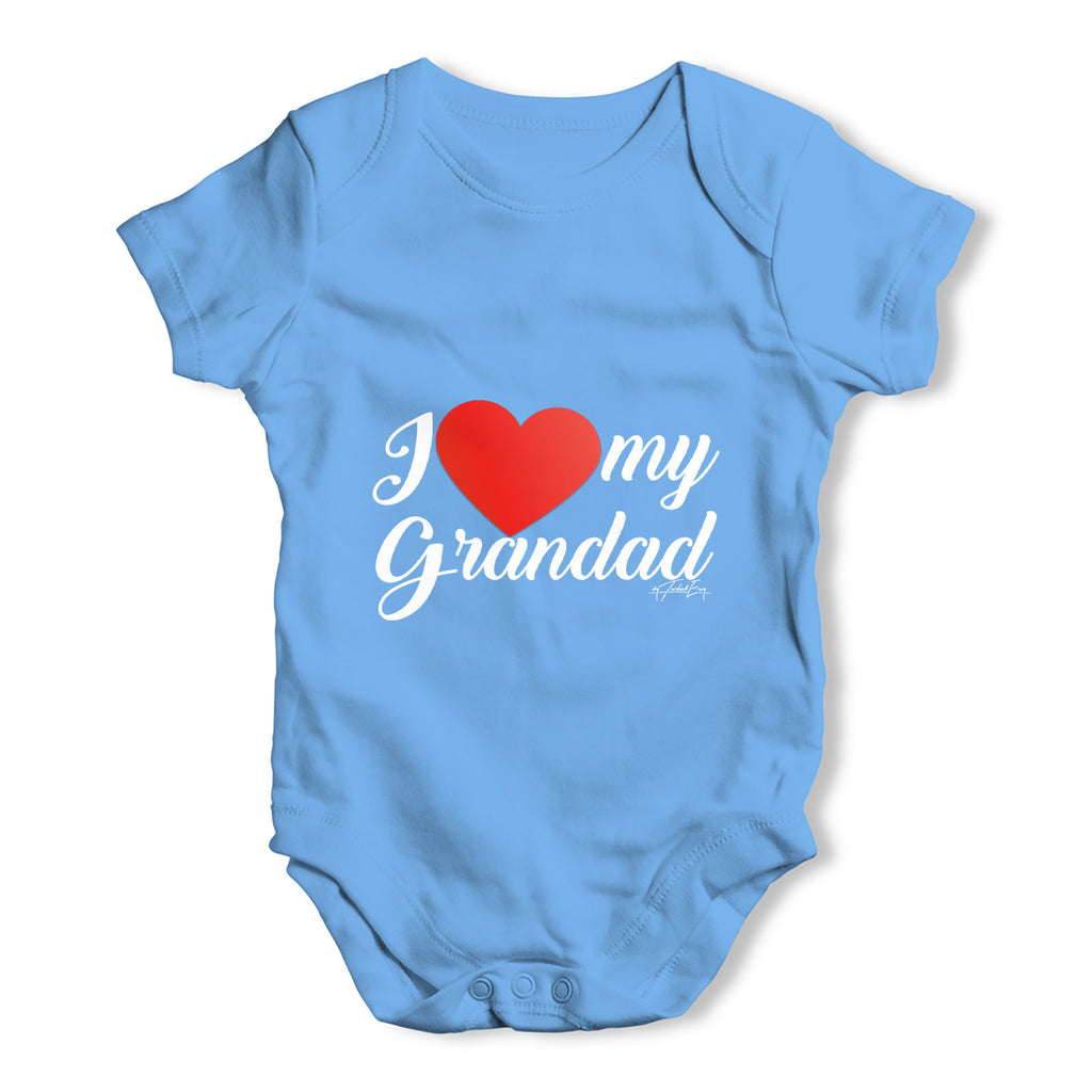 I Love My Grandad Baby Grow Bodysuit