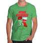 Personalised Merry Christmas Stockings Men's T-Shirt