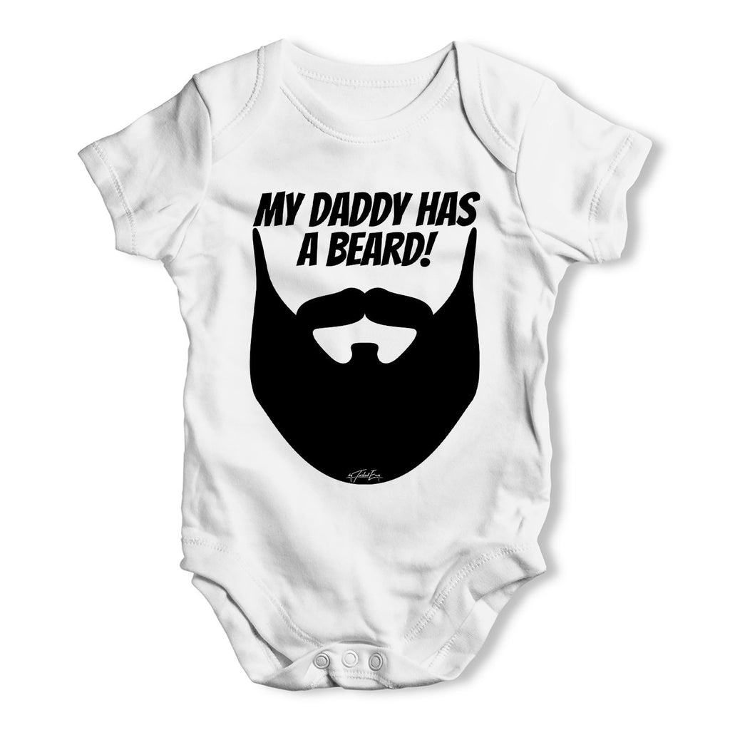 My Daddy Has A Beard Baby Grow Bodysuit