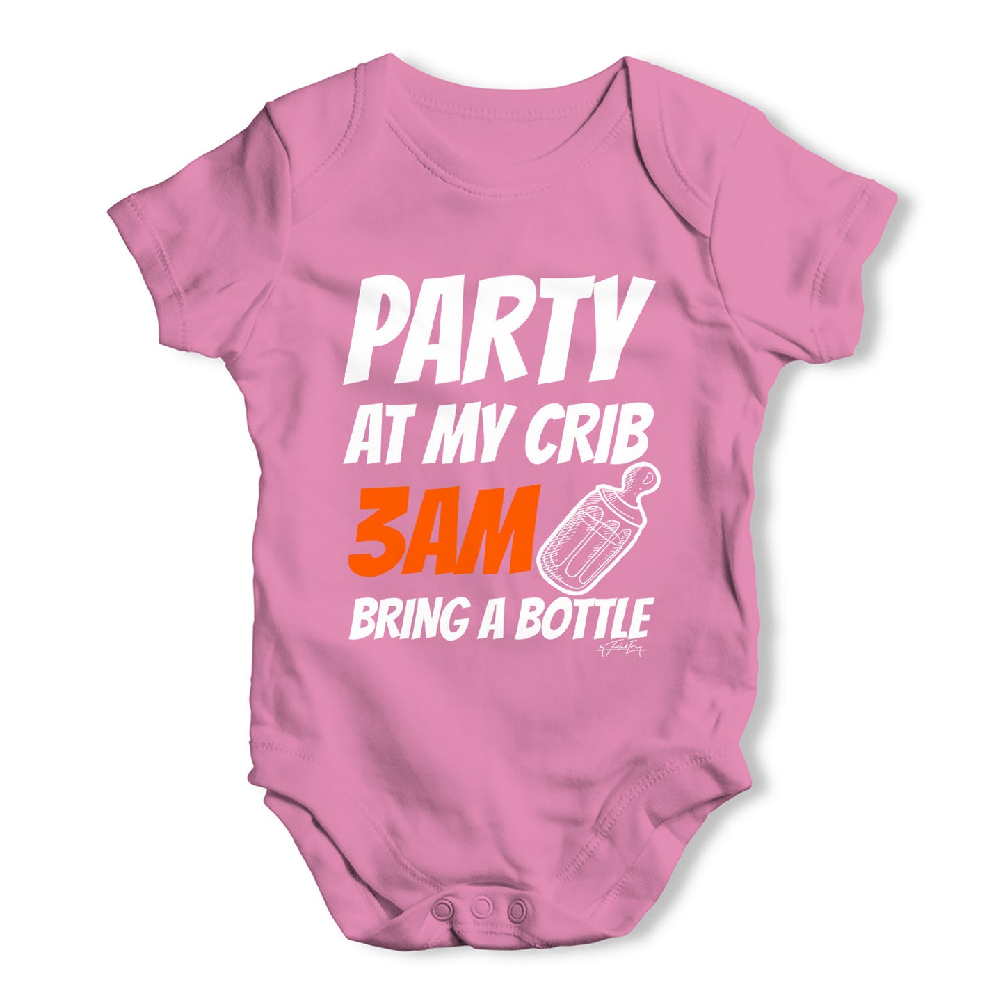 Party At My Crib Baby Grow Bodysuit