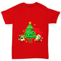 Merry Sproutmas Christmas Tree Boy's T-Shirt