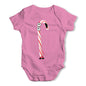 Cartoon Christmas Candy Cane Baby Grow Bodysuit