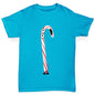 Cartoon Christmas Candy Cane Boy's T-Shirt