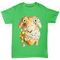 Cartoon Christmas Turkey Boy's T-Shirt