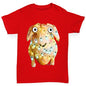 Cartoon Christmas Turkey Boy's T-Shirt