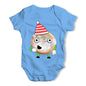 Cartoon Christmas Mince Pie Baby Grow Bodysuit