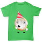 Cartoon Christmas Mince Pie Boy's T-Shirt