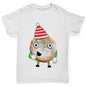 Cartoon Christmas Mince Pie Boy's T-Shirt