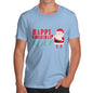 Personalised Happy Christmas Santa Claus Men's T-Shirt