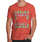 Merry Christmas Santa Hat Pattern Men's T-Shirt