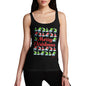 Merry Christmas Santa Hat Pattern Women's Tank Top