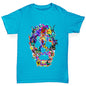 Floral Skull Boy's T-Shirt