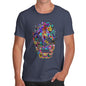 Floral Skull Men's T-Shirt