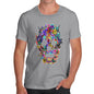 Floral Skull Men's T-Shirt