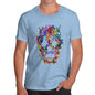 Floral Skull Men's T-Shirt