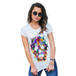 Floral Skull Women's T-Shirt 