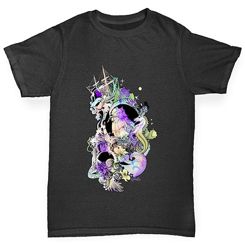 Fantasy Ocean Girl's T-Shirt 